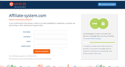 Desktop Screenshot of affiliate-system.com