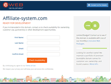 Tablet Screenshot of affiliate-system.com
